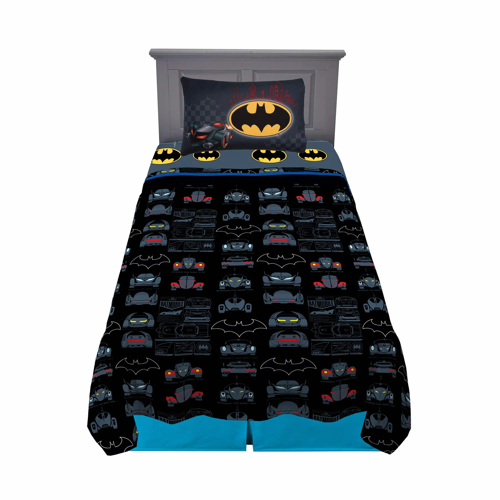 Franco Zestaw prześcieradeł, mikrofibra, Batman, podwójne